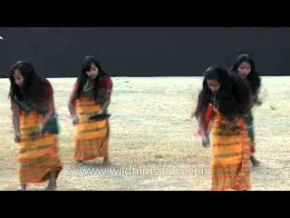 Bodo girls put up a spirited dance performance