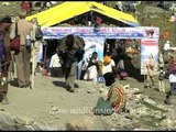 Camp on the Amarnath Pilgrimage of India