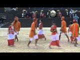 Tripura folk dancers performing at Hornbill festival, Nagaland