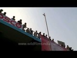 Flag hoisting of the 6th North East Tamchon Football Trophy 2012, Delhi