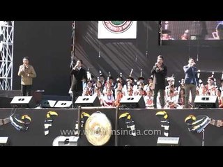Quartet song by Nagaland artists at the opening ceremony of Hornbill festival
