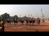 Horse Guards Parade during the Changing of the Guard at Rashtrapati Bhavan, Delhi