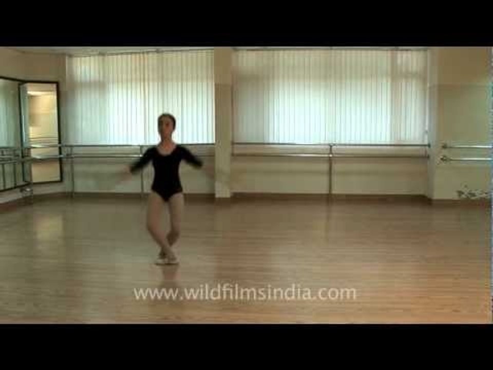 Indian ballerina in action
