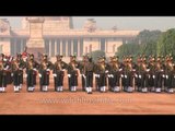 Precision drill performance at Changing of the Guard, Rashtrapati Bhavan