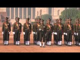 Ritual Guard mounting at the President's residence - Rashtrapati Bhavan