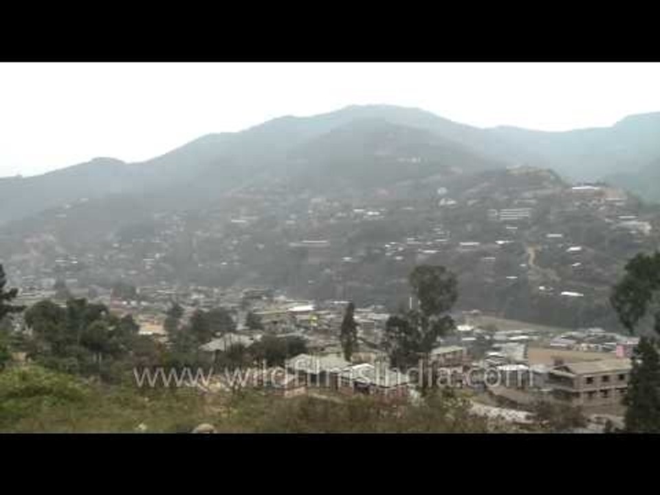 Senapati Dist. Headquarter - A small hilly town, Manipur