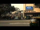 Traffic near Govindpuri metro station underpass!