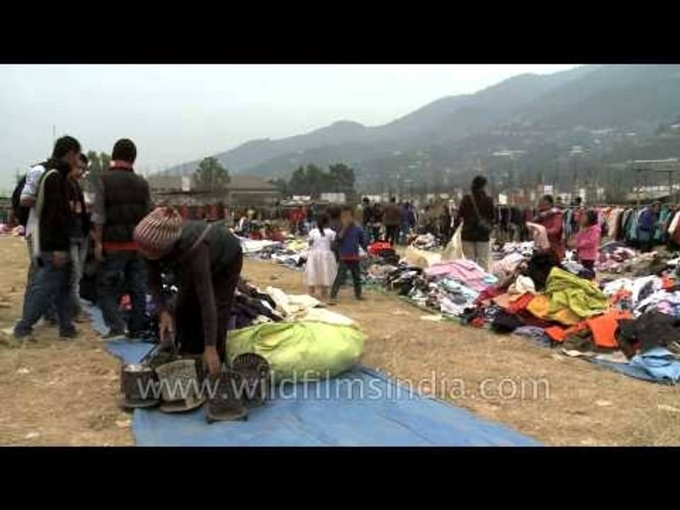 Second hand clothes gala at Senapati, Manipur - Cheaper! Affordable!