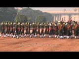 Changing of the Guard parade at Rashtrapati Bhavan