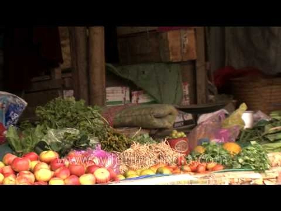 Women vegetable market shed in Senapati District, Manipur