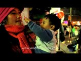 Cute Naga baby's night out (with mommy) at Kohima Hornbill Night Bazar