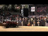 Drum beats of North-East India at the opening ceremony of Nagaland Hornbill festival