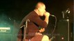 Diatribe's front-man Khalong Death growling at Kohima Metal Fest