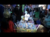 Food stalls at Hornbill festival Night Bazar in Kohima, Nagaland