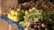 Fresh organic vegetables sold in Senapati market, Manipur