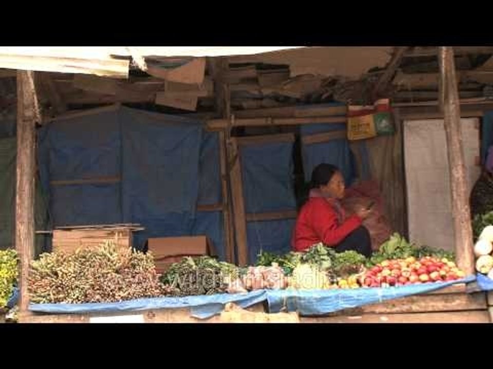 Senapati Headquarter market, Manipur
