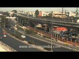 Roads and metro network near Lajpat Nagar in Delhi