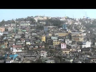 Tiny houses on the hilly capital of Nagaland - Kohima
