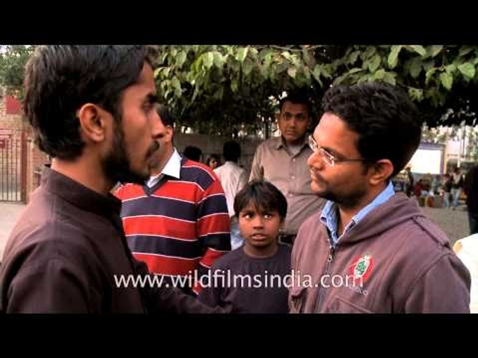 Asmita group actors talk to the audience after the play against gang rape