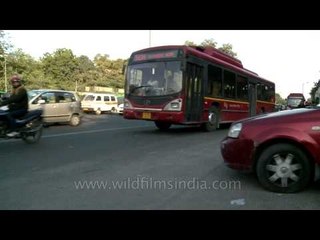 Normal traffic near Safdarjung Hospital