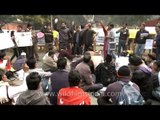 War cries for justice at Jantar Mantar against gang rape in Delhi