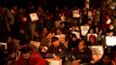 Jawaharlal Nehru University Students' Union (JNUSU) candle night vigil at Safdarjung