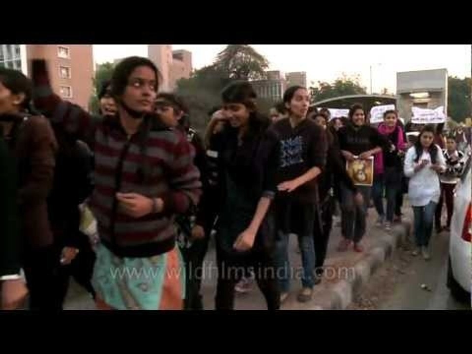 Gang rape protests in Delhi