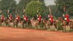 Guard Mounting or change of guard at the Rashtrapati Bhavan