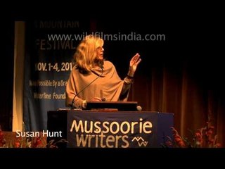 Susan Hunt speaking at Mussoorie Writers' festival Part - 4