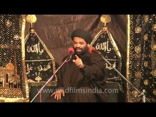 Shia congregation on the day of mourning - Muharram