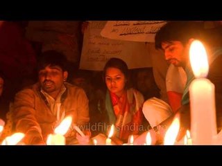 Candle night vigils in support of gang rape victim!