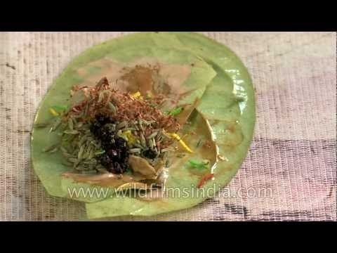 Paan shop - betel leaf paan in India