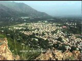 Aerial View of Srinagar, Kashmir, India