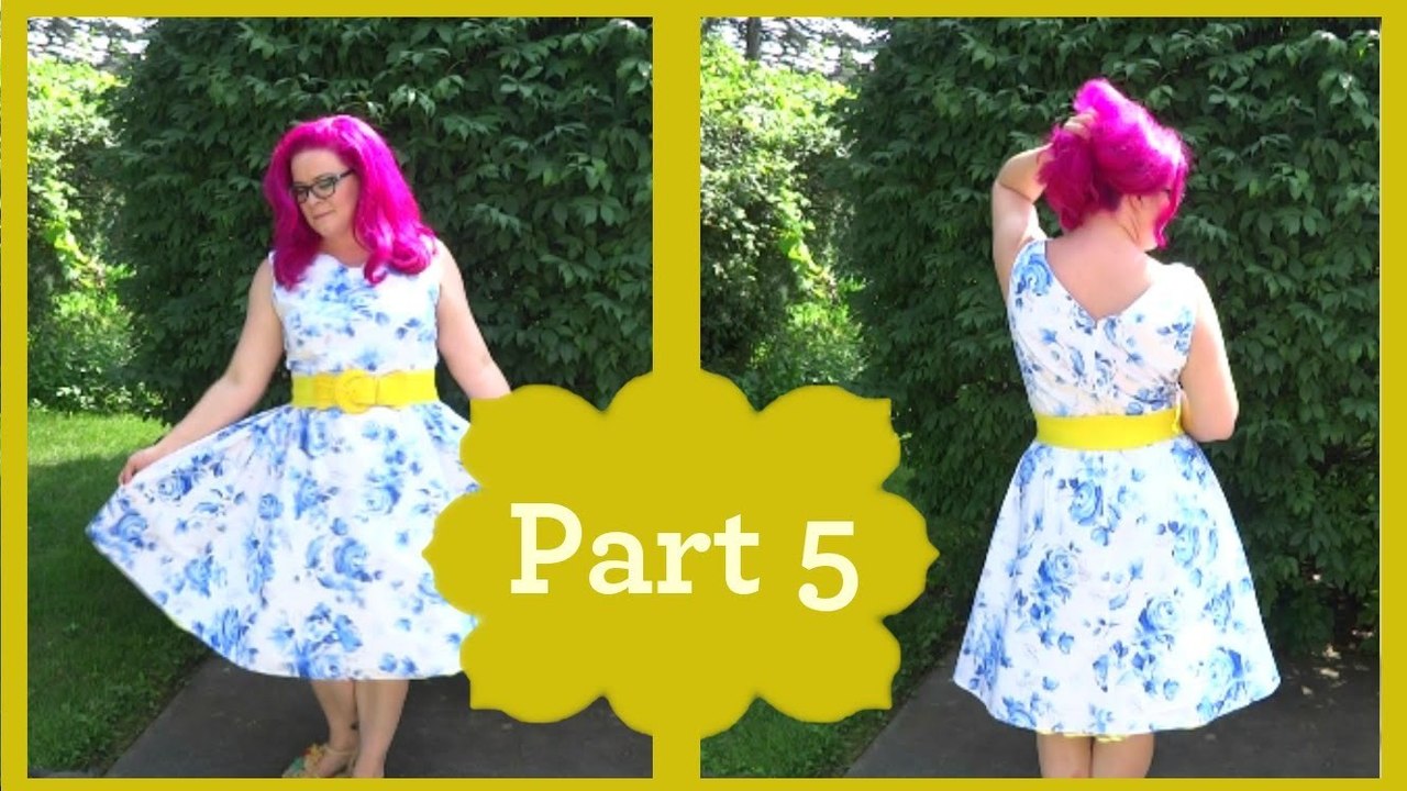 Sewing Butterick Pattern 6582 ~ Part 5 ~ So Sew Vintage