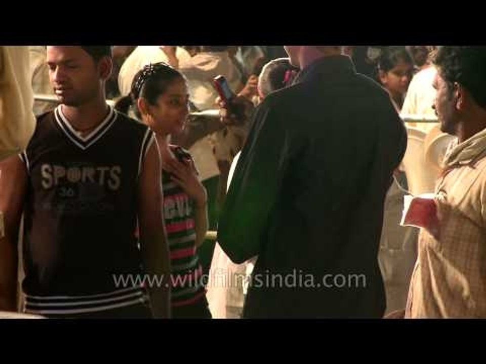 Convergence of people at Bathini Fish Medicine Camp