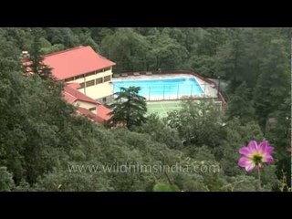 Woodstock school dormitory with swimming pool, Mussoorie