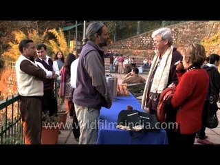 Tea time for guests and participants at the Mussoorie Writers' Festival