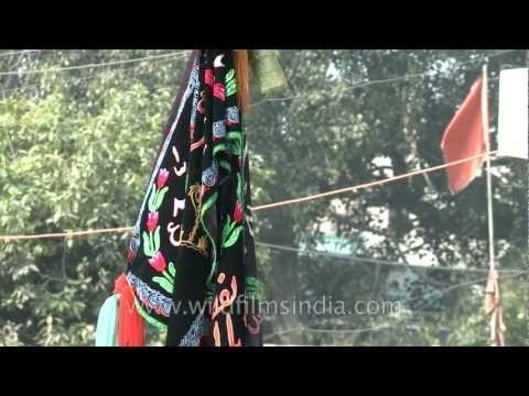 Muharram procession passing through Kashmere Gate, Delhi