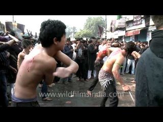 The procession and celebration for the religious commemoration : Muharram