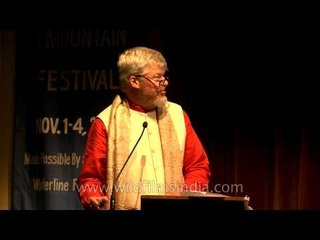 Dr. Charles Clarke speaking at Mussoorie Writers Mountain Festival Part - 2