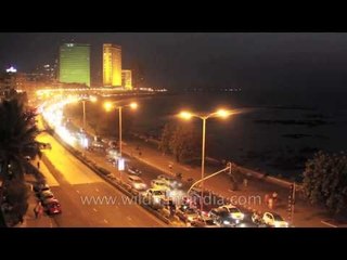 Marine drive Mumbai - Beautiful time lapse