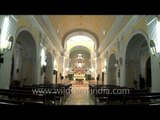 Interior of Begum Sumru's Basilica of Our Lady Of Graces