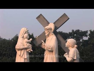 A walk outside Begum Sumroo's Basilica of Our Lady Of Graces