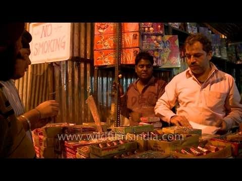 Bursting crackers : an important aspect of Diwali in India