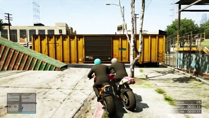 GTA 5 Funny Moments 'MAD MOTO SKILLS' E265 (GTA V Online).