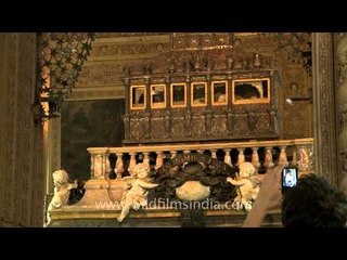 Relics of St. Francis Xavier at Basilica of Bom Jesus, Goa