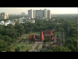 Aerial view of Jantar Mantar, Delhi