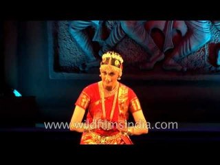 Silvia Rissi performing Indian classiacal dance form