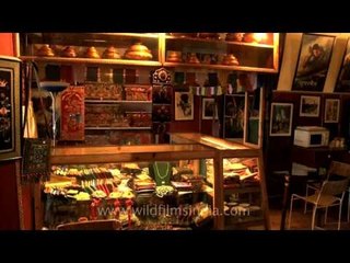 Gift shop and movies-inspired dining area, Doma's Inn