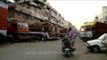 Trucks loaded with veggies for transporting at Azadpur mandi